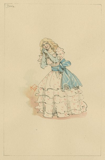 Dora Spenlow, ca. 1920er von Joseph Clayton Clarke